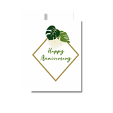 Hawaiian Wedding Anniversary Greeting Card