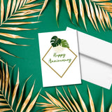 Hawaiian Wedding Anniversary Greeting Card