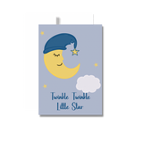 Twinkle Twinkle Little Star Baby Boy Greeting Card