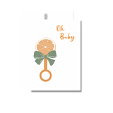 Oh Baby Greeting Card, Neutral