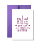 True Friendship Greeting Card