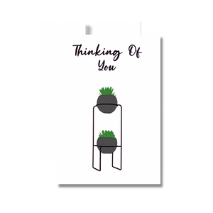 Thinking of You Greeting Card, Plants
