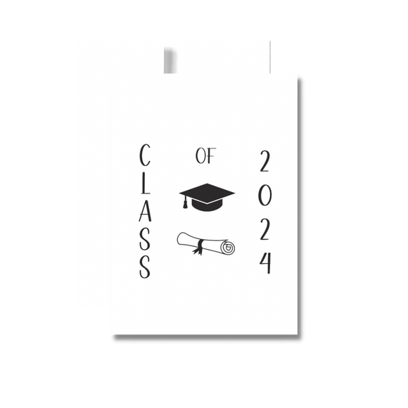 Congratulations Greeting Card, Class of 2024