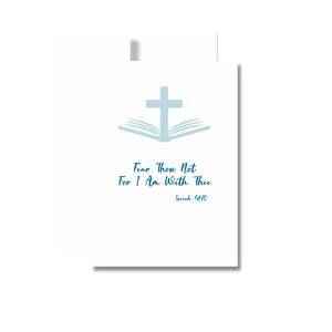 Fear Thou Not Encouragement Greeting Card, Religious
