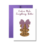 Cookies Make Everything Better Thinking of You Greeting Card, Chocolate Chip Cookies