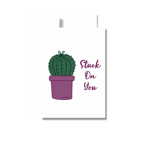 INTRODUCING BRANDI CREATIONS Valentine’s Day Greeting Card, Cactus