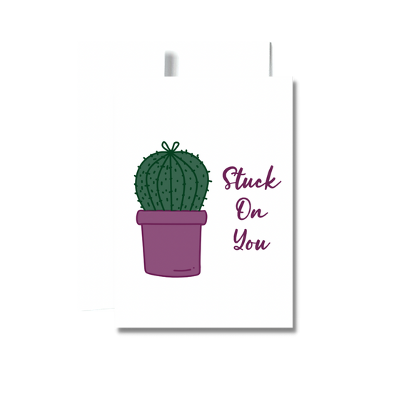 INTRODUCING BRANDI CREATIONS Valentine’s Day Greeting Card, Cactus