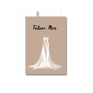 Future Mrs Bridal Shower Greeting Card