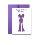 Happy Birthday Beautiful Greeting Card, Fashion