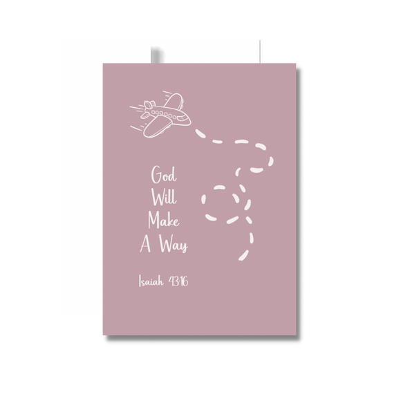 God Will Make A Way Thinking of You, Christian and Religious Greeting Card