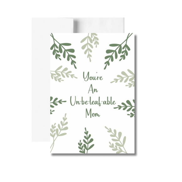 Mother’s Day Greeting Card, Eucalyptus