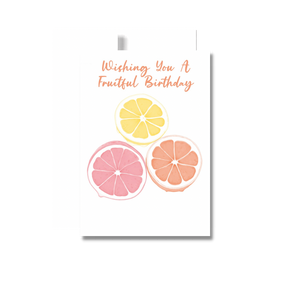 Fruitful Birthday Greeting Card