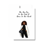 She Has Fire In Her Soul… Birthday Greeting Card