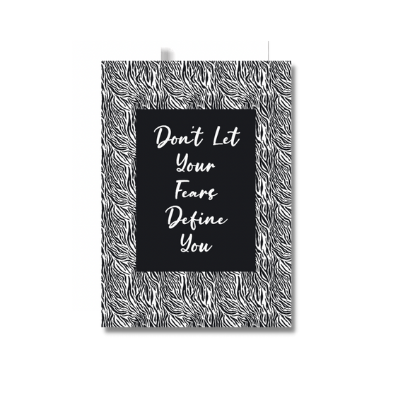 Don’t Let Your Fears Define You Encouragement Greeting Card