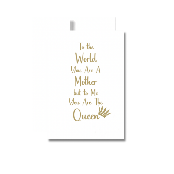 Mother’s Day Greeting Card, Queen