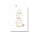 Mother’s Day Greeting Card, Queen