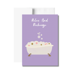 Relax & Recharge Birthday Greeting Card