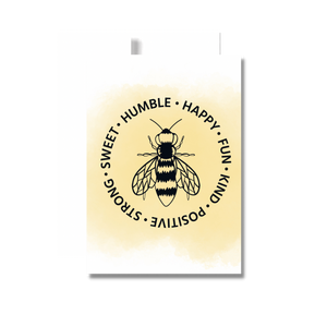 Sweet Humble Happy Fun Bees Thinking of You Card