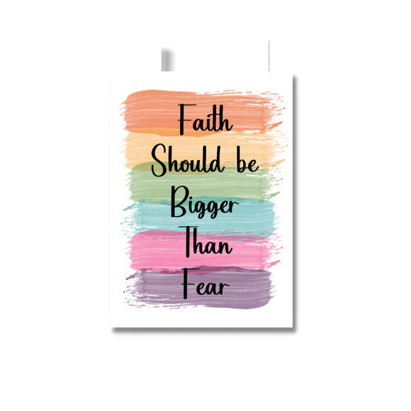 Faith Encouragement Greeting Card, Christian Religious