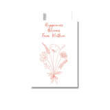 Happiness Blooms From Within Encouragement Greeting Card, Floral