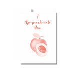 Peaches Appreciation Greeting Card