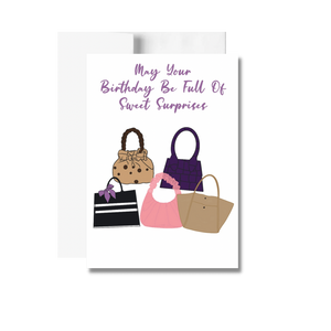 May Your Birthday… Birthday Greeting Cards, Handbags