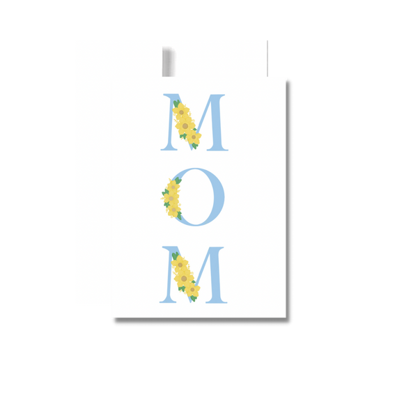 Mother’s Day Greeting Card, Floral Mom