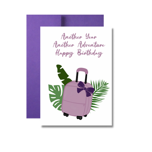 Another Year… Happy Birthday Greeting Card, Vacation