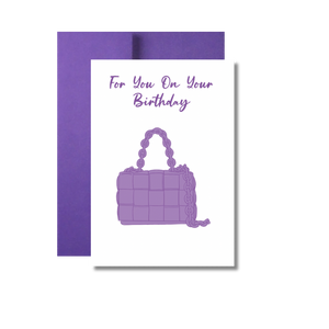 For You On Your Birthday Greeting Card, Handbags