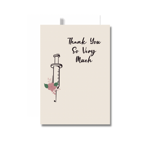 Thank You So Very Much Nurse Greeting Card