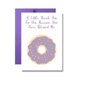 Donuts Thank You Greeting Card