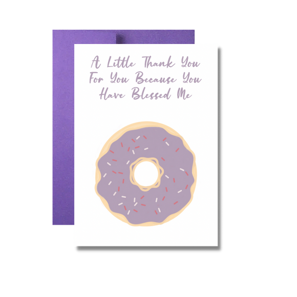 Donuts Thank You Greeting Card