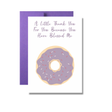 Donuts Thank You Greeting Card