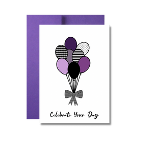 Celebrate Your Day Birthday Greeting Card, Balloons