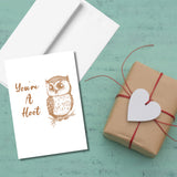 You’re A Hoot Birthday Greeting Card, Owls