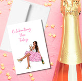 Celebrating You Today Birthday Greeting Card