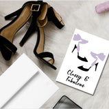 Classy & Fabulous Birthday Greeting Card, High Heels