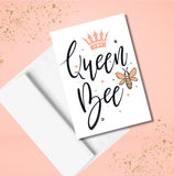 Queen Bee Birthday Greeting Card