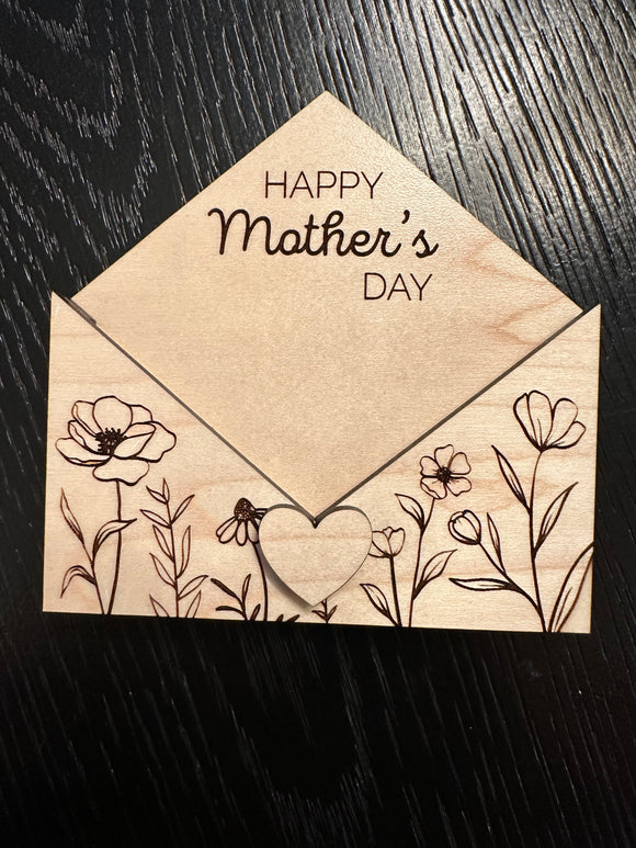 Mother’s Day Gift Card Holder, Floral