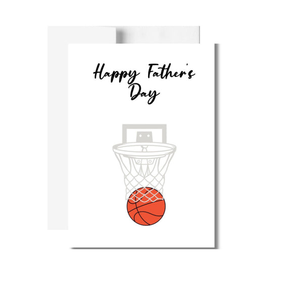 Happy Father’s Day Greeting Card, Basketball