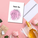 Wine Thank You Greeting Card