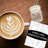 Coffee Makes Everything Better Thinking Of You Greeting Card