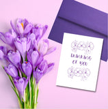 Thinking Of You Greeting Card, Floral