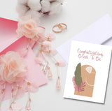 Congrats Bride-To-Be Greeting Card, Bridal Shower