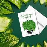 Thinking of You Greeting Card, Plants