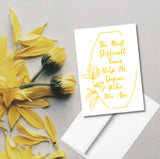 Difficult Times Thinking of You Greeting Card