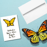 Butterflies Appear When Angels Are Near Sympathy Greeting Card