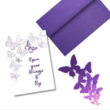 Open Your Wings & Fly Encouragement Greeting Card, Butterflies