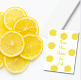 You’re The Zest Thank You Greeting Card, Lemons