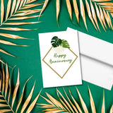 Hawaiian Wedding Anniversary Greeting Card